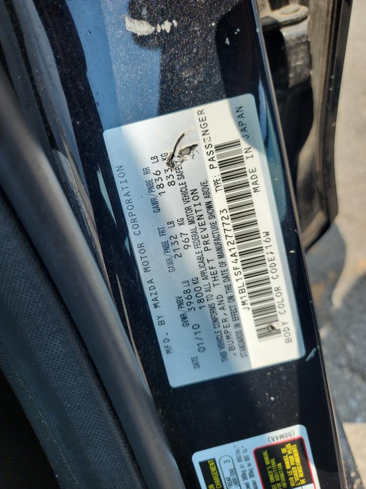 MAZDA 3 2010 VIN JM1BL1SF4A1277723 zdjęcie 12