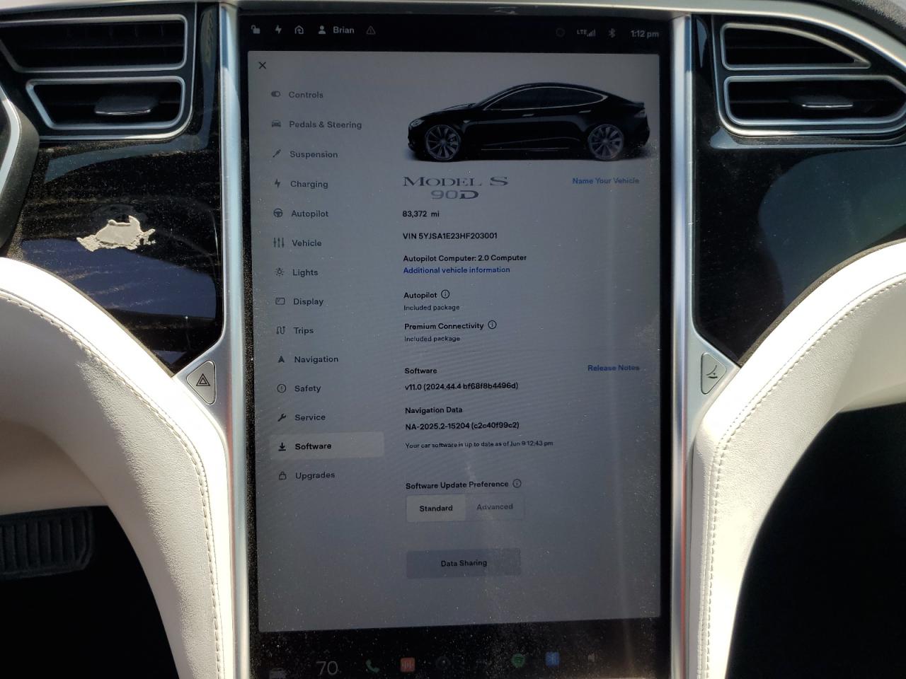 2017 Tesla Model S VIN: 5YJSA1E23HF203001 Lot: 62503205