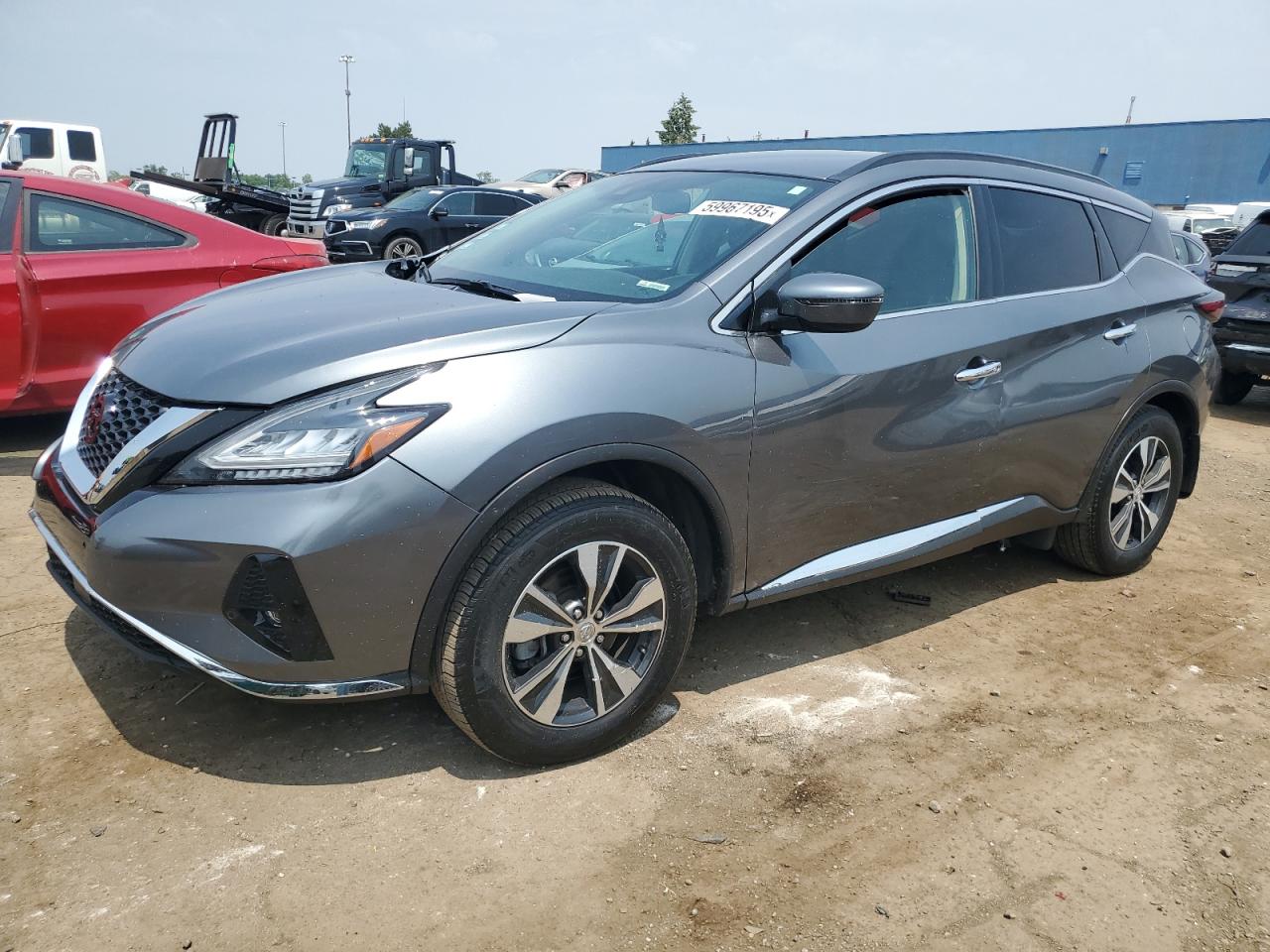 2021 Nissan Murano Sv for Sale in Woodhaven, MI - Front End
