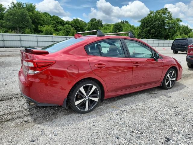  SUBARU IMPREZA 2018 Красный