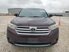 2013 Toyota Highlander Base იყიდება Taylor-ში, TX - Hail