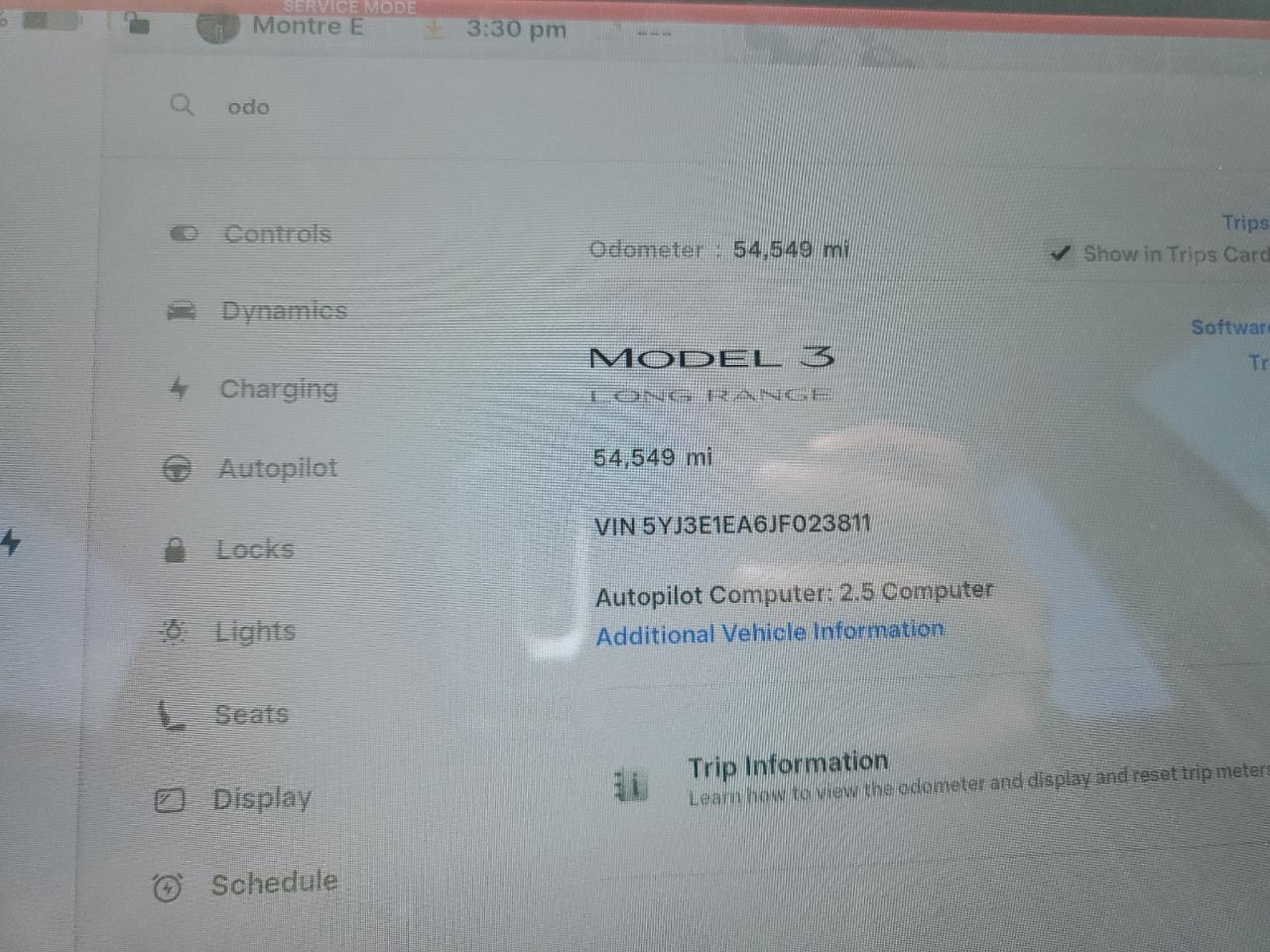 2018 Tesla Model 3 VIN: 5YJ3E1EA6JF023811 Lot: 61857715