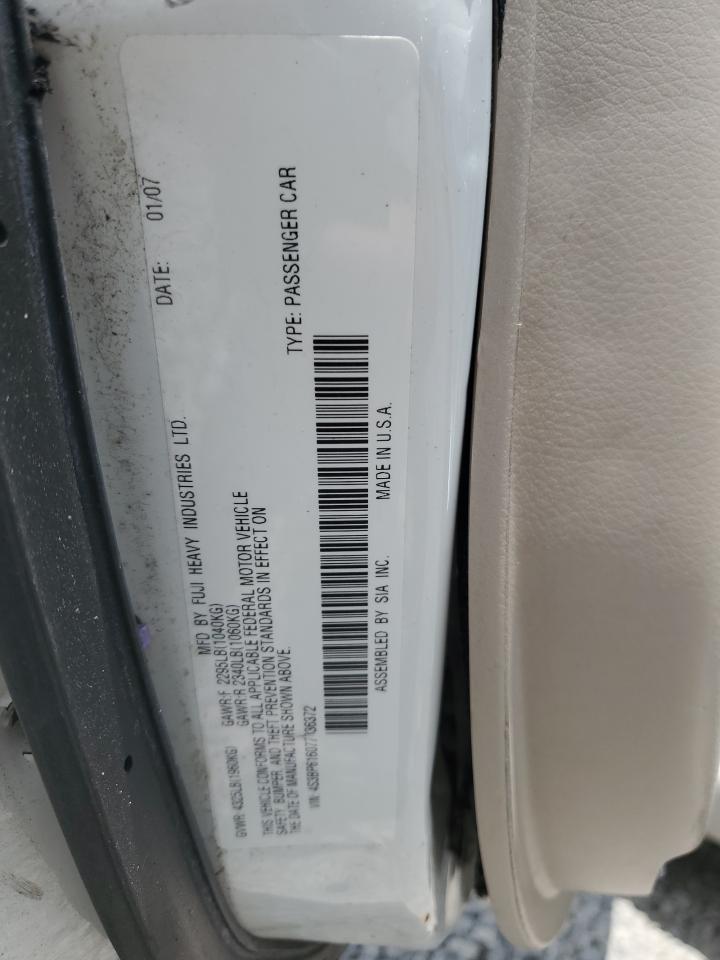 2007 Subaru Legacy 2.5I VIN: 4S3BP616077336372 Lot: 62280985
