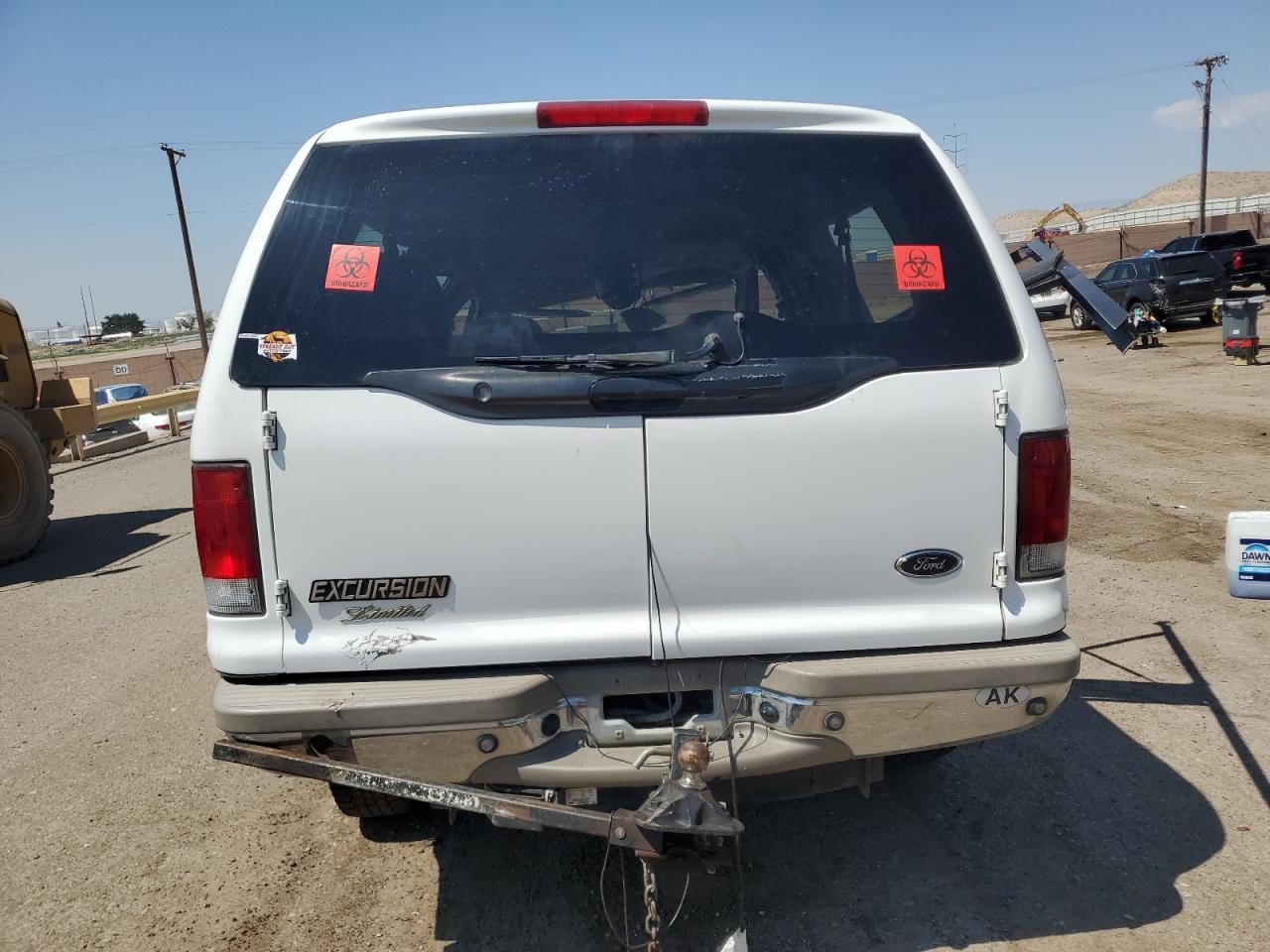 2001 Ford Excursion Limited VIN: 1FMSU43F11EB17834 Lot: 60464225