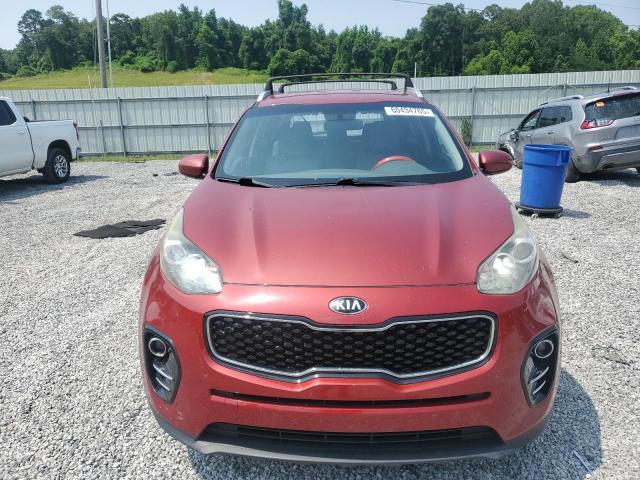  KIA SPORTAGE 2017 Красный