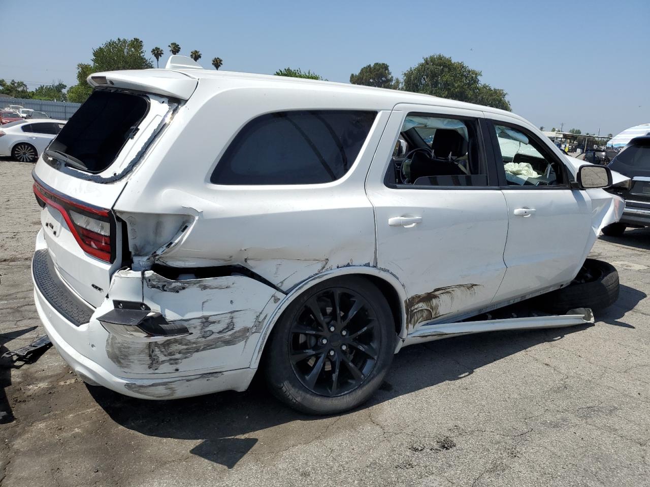 2017 Dodge Durango Gt white suv flexible 1C4RDHDG8HC870087 photo #4
