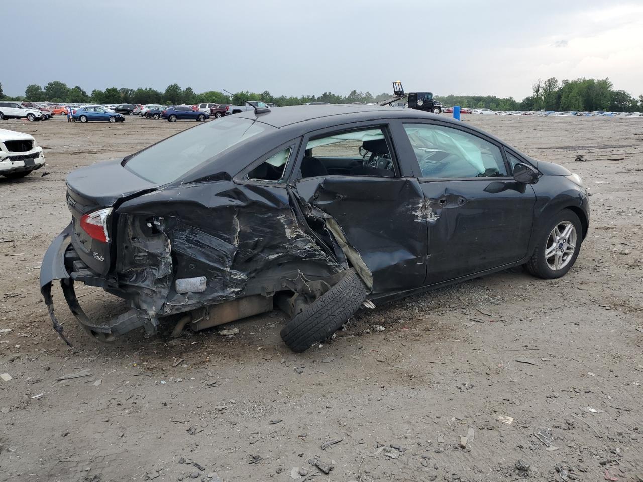 2018 Ford Fiesta Se black null gasoline 3FADP4BJ5JM100271 photo #4