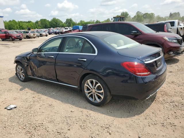 Sedans MERCEDES-BENZ C-CLASS 2015 Granatowy