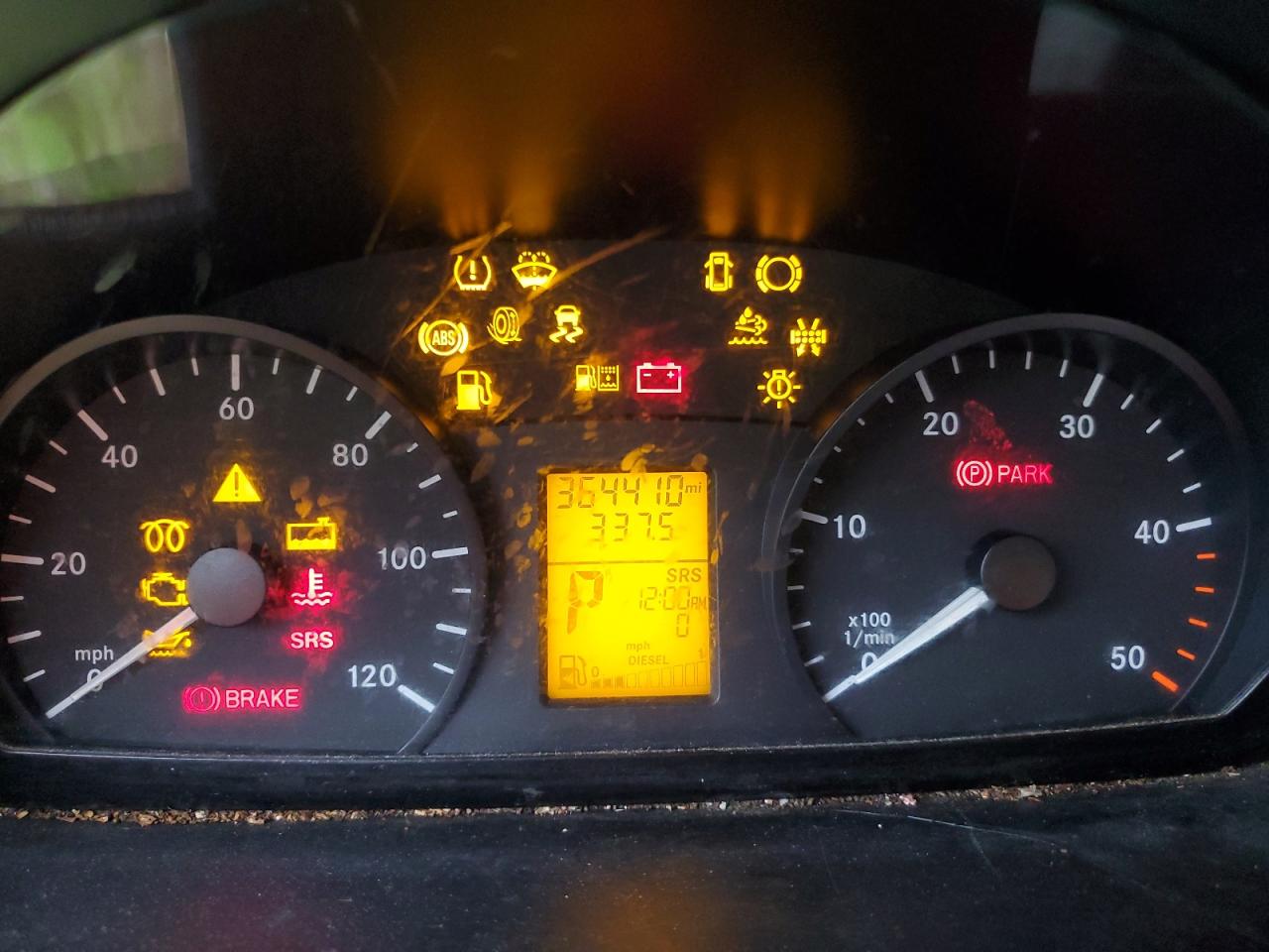 MERCEDES-BENZ SPRINTER 2011 VIN WD3PE8CB5B5587002 zdjęcie 9