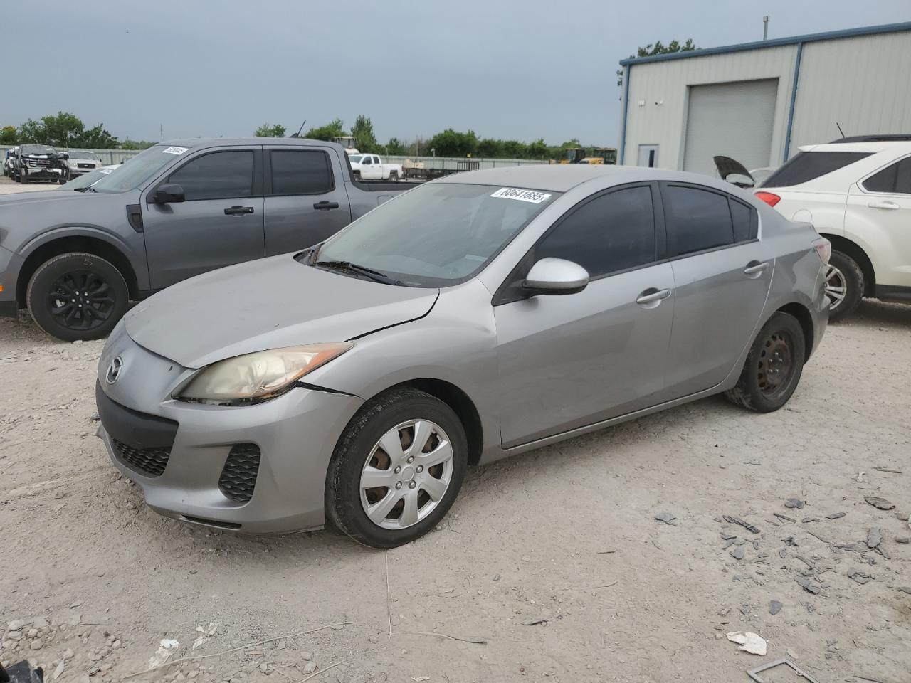2012 Mazda 3 I grey sedan gas JM1BL1UF8C1677963 photo #1