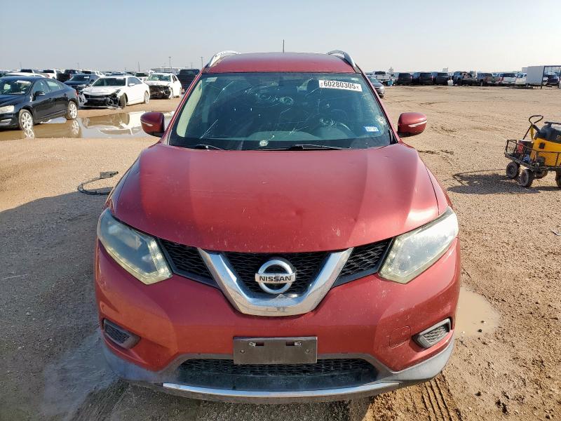  NISSAN ROGUE 2015 Red
