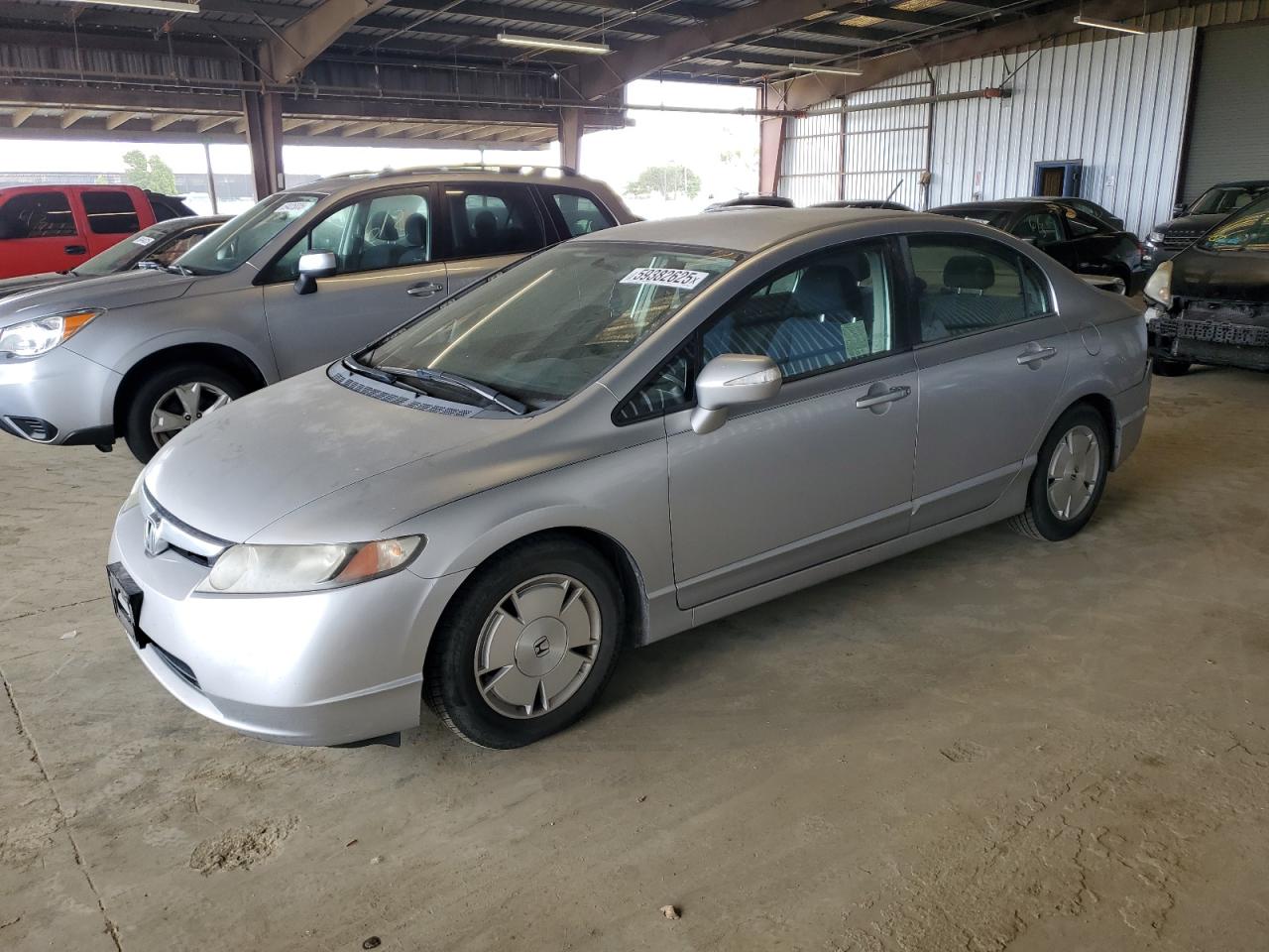 2007 Honda Civic Hybrid იყიდება American Canyon-ში, CA - Rear End