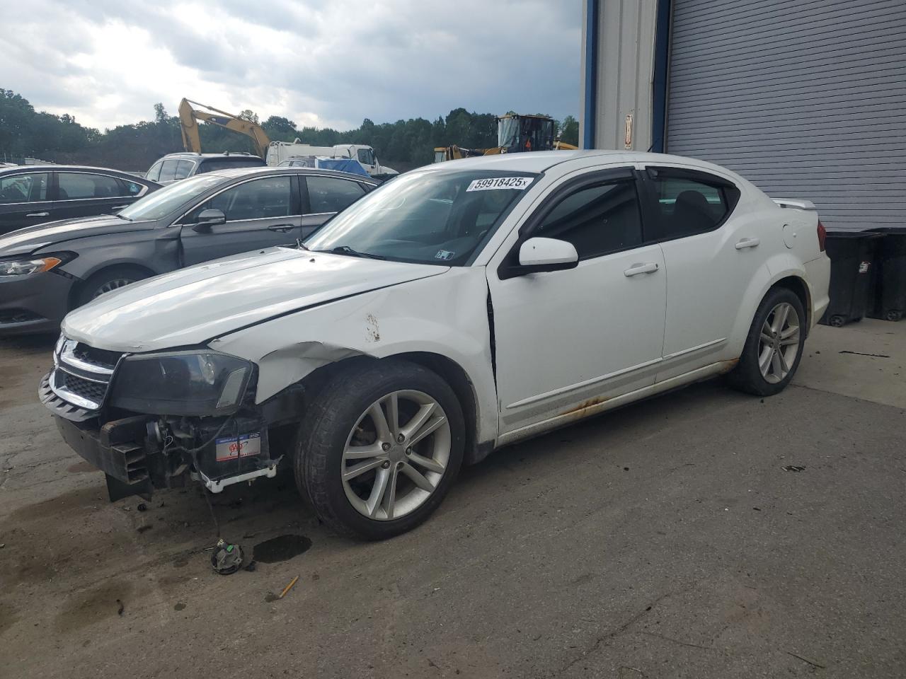 2012 Dodge Avenger Sxt იყიდება Duryea-ში, PA - Front End