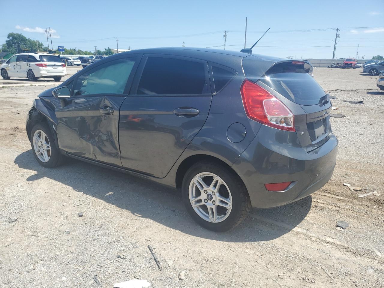 2019 Ford Fiesta Se grey null gasoline 3FADP4EJ4KM123070 photo #3