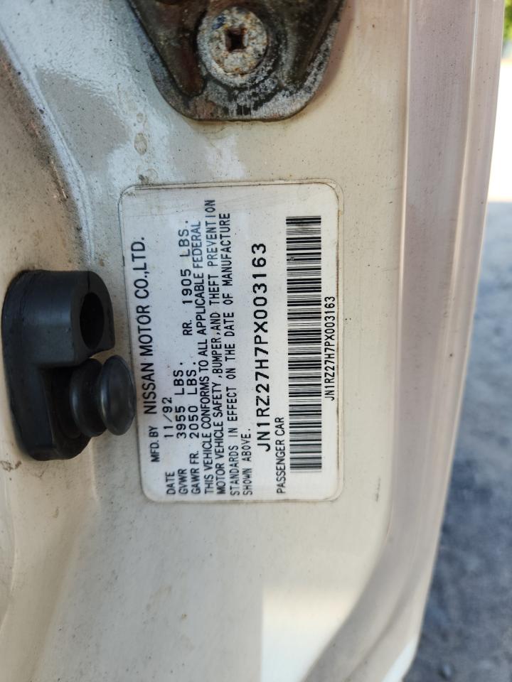 1993 Nissan 300Zx VIN: JN1RZ27H7PX003163 Lot: 61834835