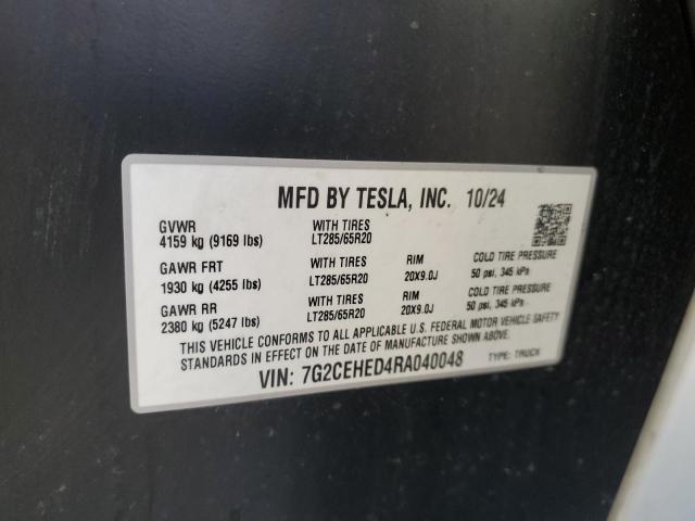 2024 TESLA CYBERTRUCK   