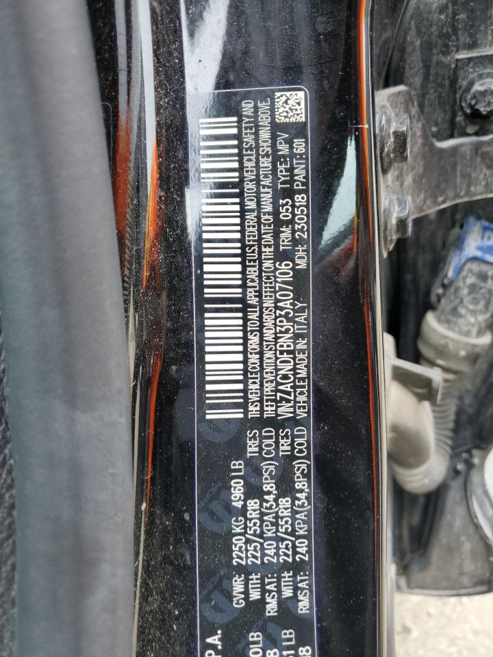 2023 Dodge Hornet Gt Plus VIN: ZACNDFBN3P3A07106 Lot: 60808475