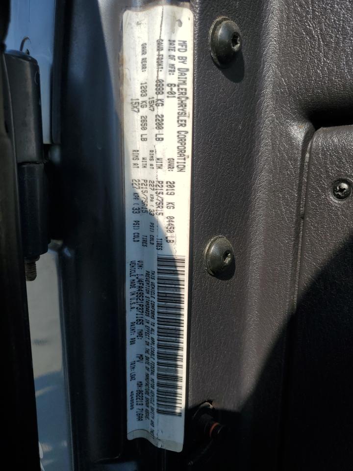 2001 Jeep Wrangler / Tj Sport VIN: 1J4FA49S21P371165 Lot: 62294705