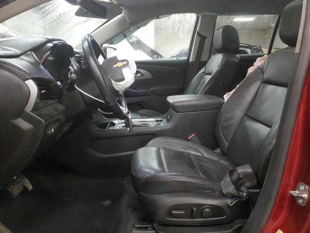  CHEVROLET TRAVERSE 2018 Красный