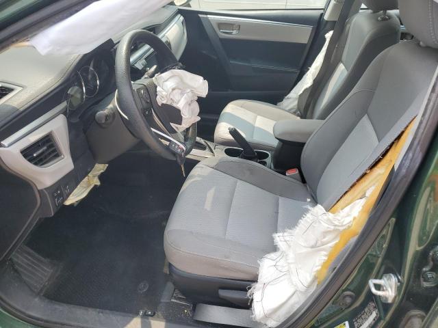  TOYOTA COROLLA 2016 Zielony