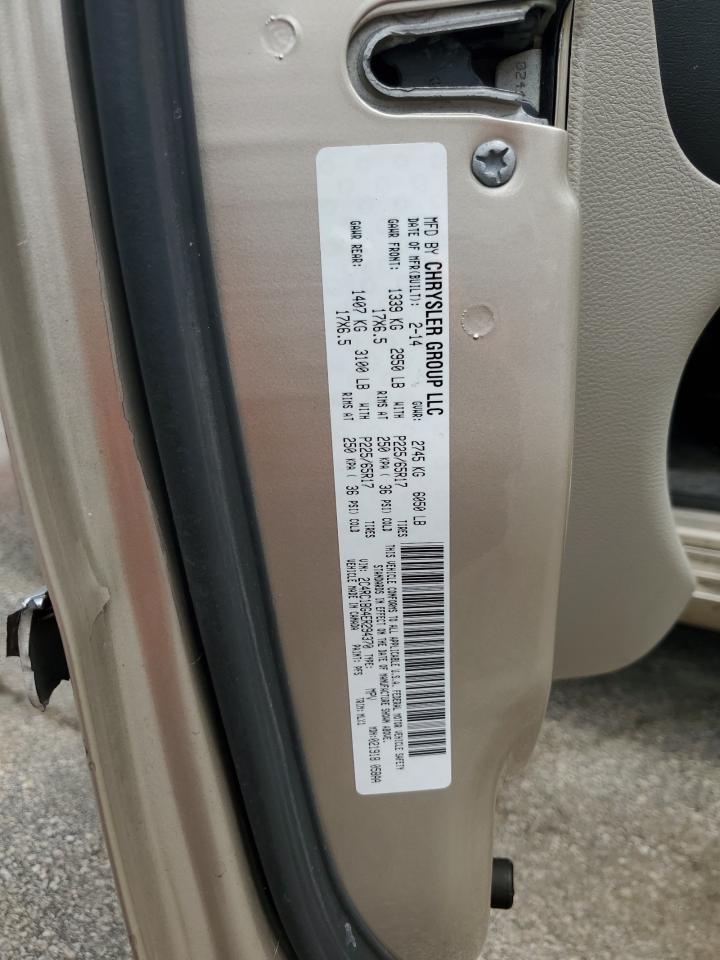 CHRYSLER MINIVAN 2014 VIN 2C4RC1BG4ER294370 zdjęcie 13