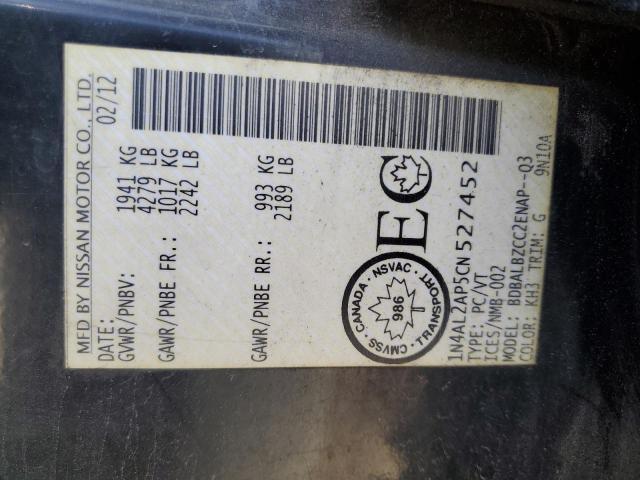 2012 NISSAN ALTIMA BASE  