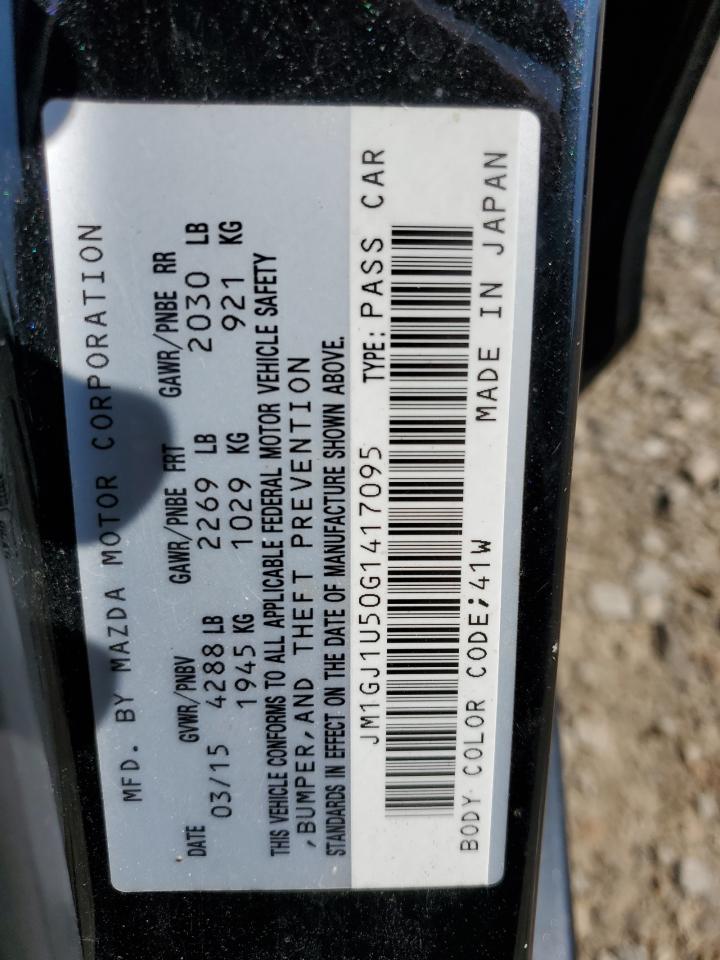 2016 Mazda 6 Sport VIN: JM1GJ1U50G1417095 Lot: 62405115
