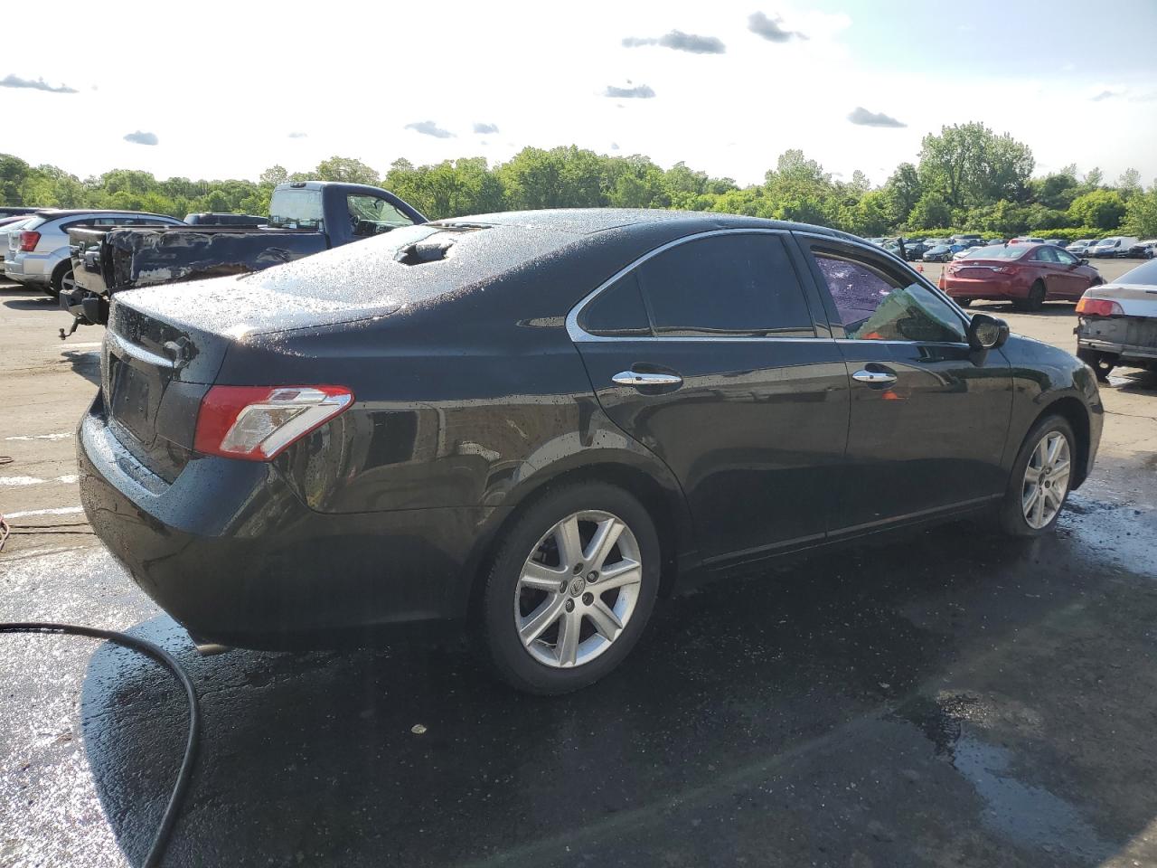 2008 Lexus Es 350 black null gasoline JTHBJ46G082226359 photo #4