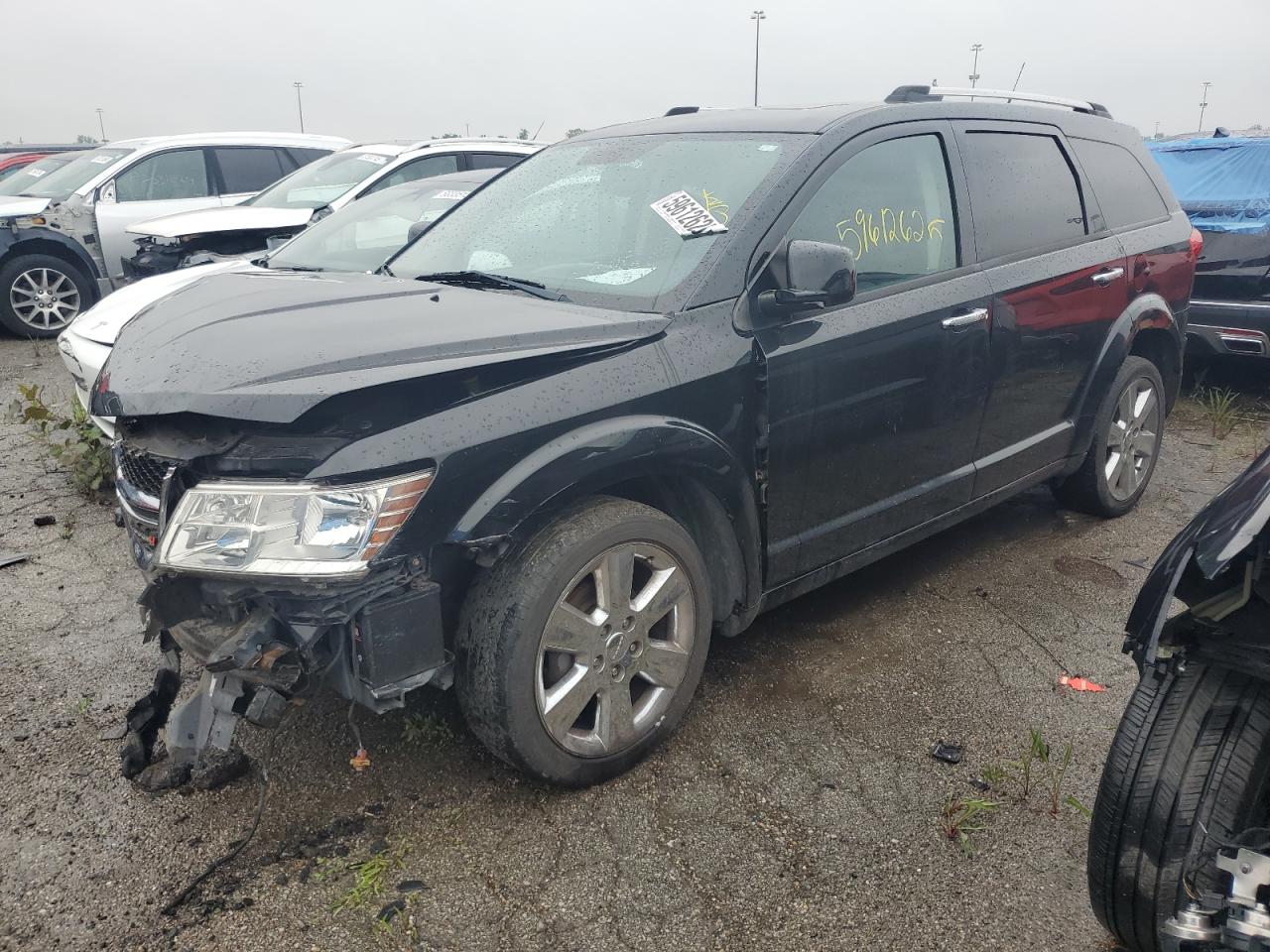 2011 Dodge Journey Crew en Venta en Woodhaven, MI - Front End