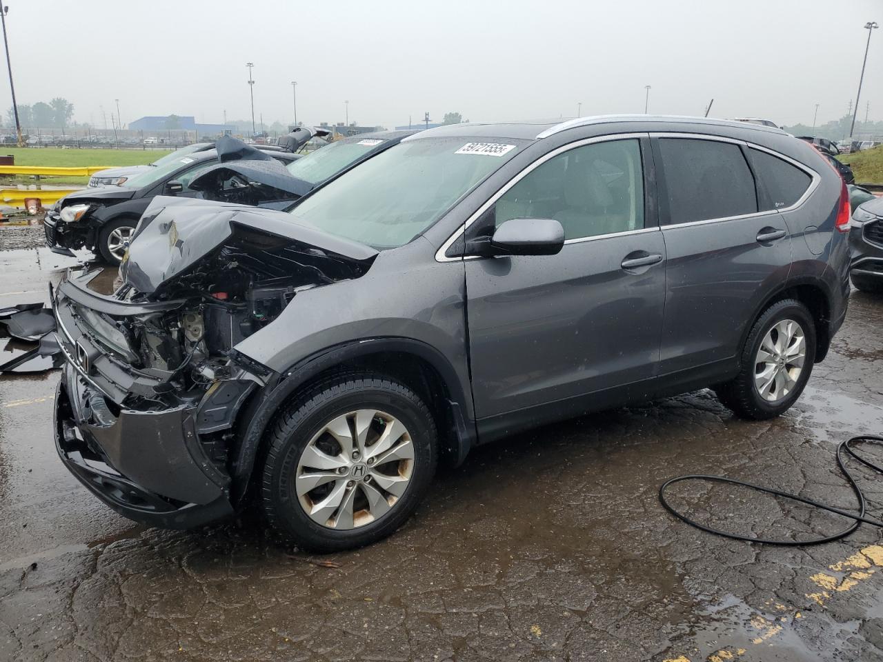 2012 Honda Cr-V Exl en Venta en Woodhaven, MI - Front End