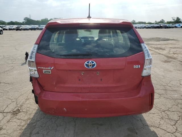 Crossovers TOYOTA PRIUS 2014 Czerwony