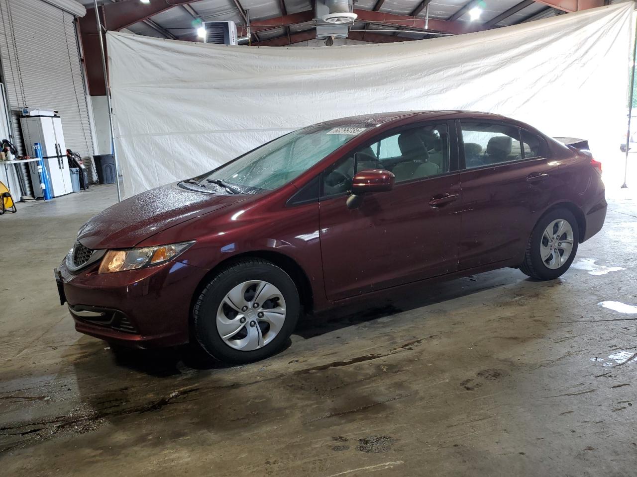 2014 Honda Civic Lx na sprzedaż w North Billerica, MA - Top/Roof