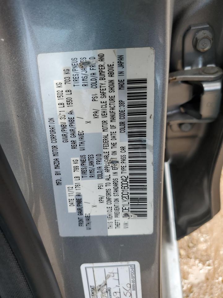 2013 Mazda Mazda2 VIN: JM1DE1LY2D0160042 Lot: 60080405