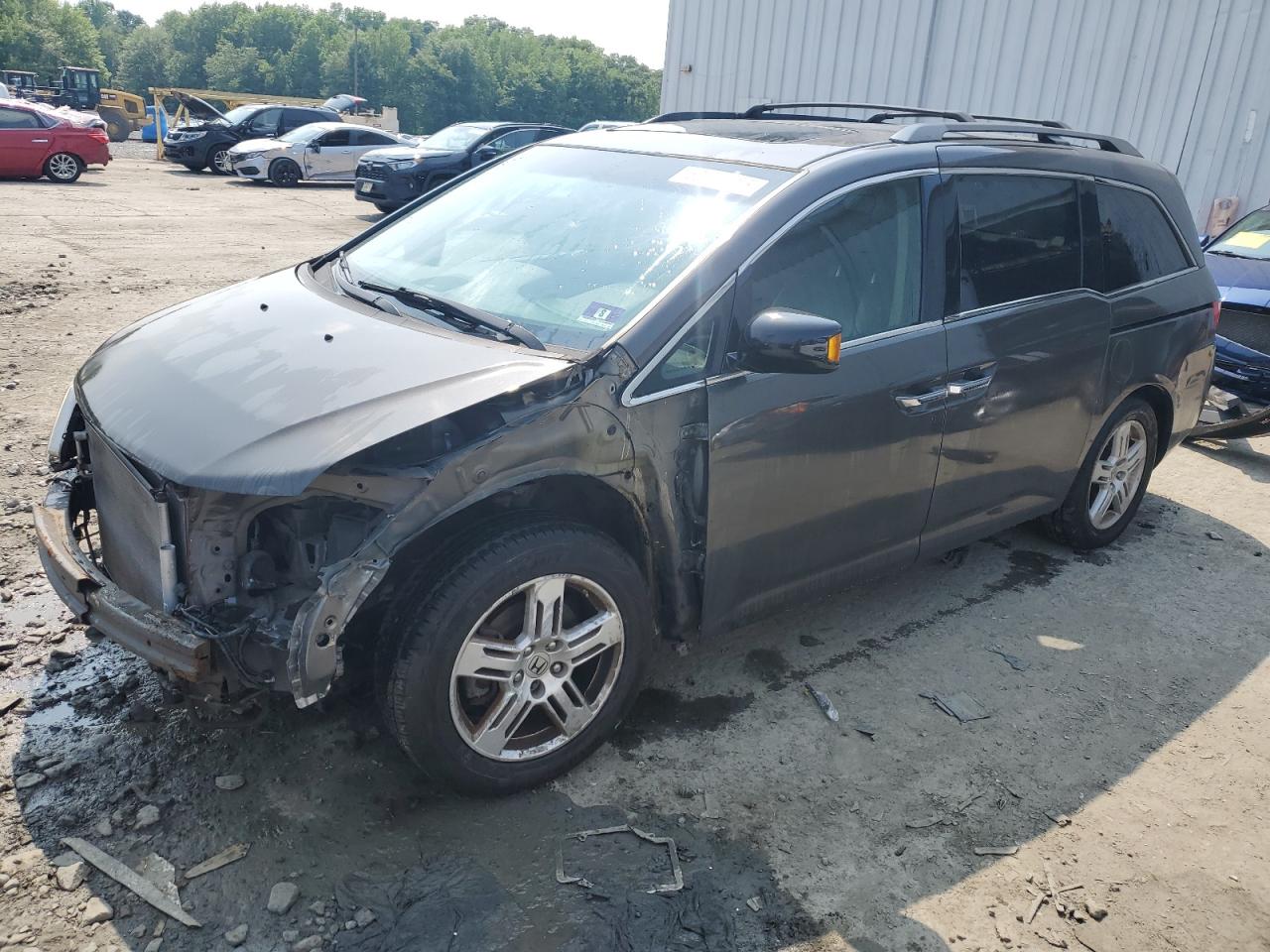 2013 Honda Odyssey Touring на продаже в Windsor, NJ - Front End