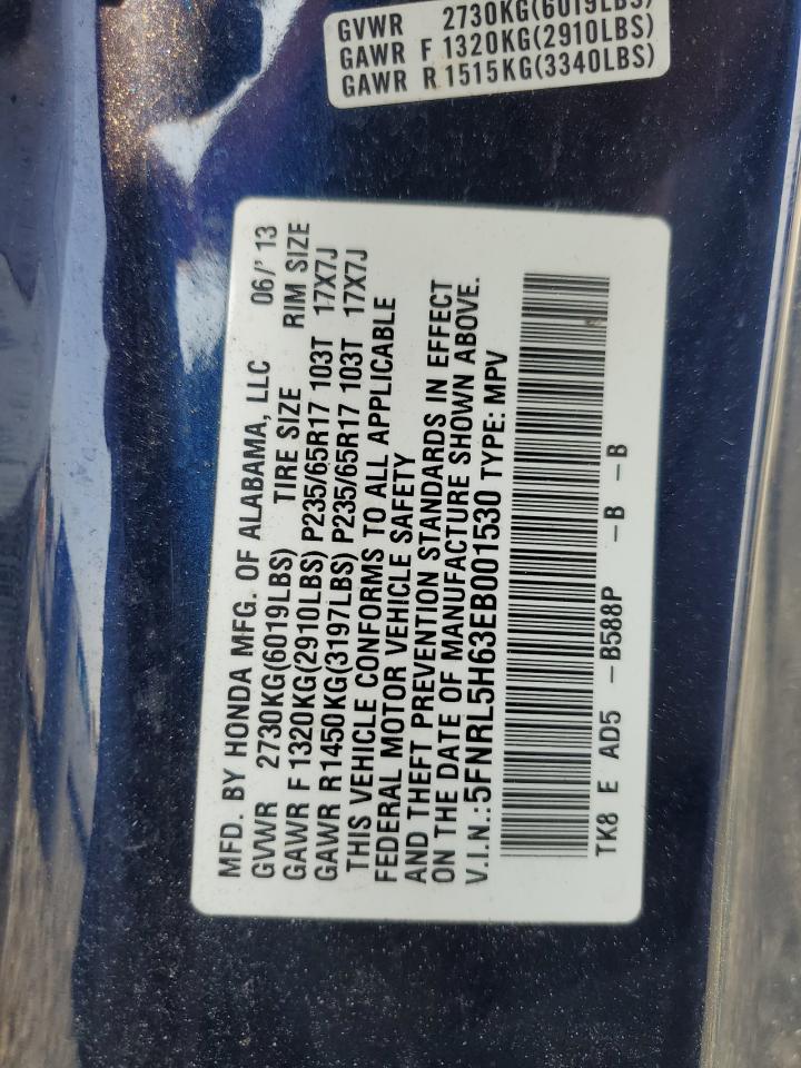 HONDA All Models 2014 VIN 5FNRL5H63EB001530 фото 13
