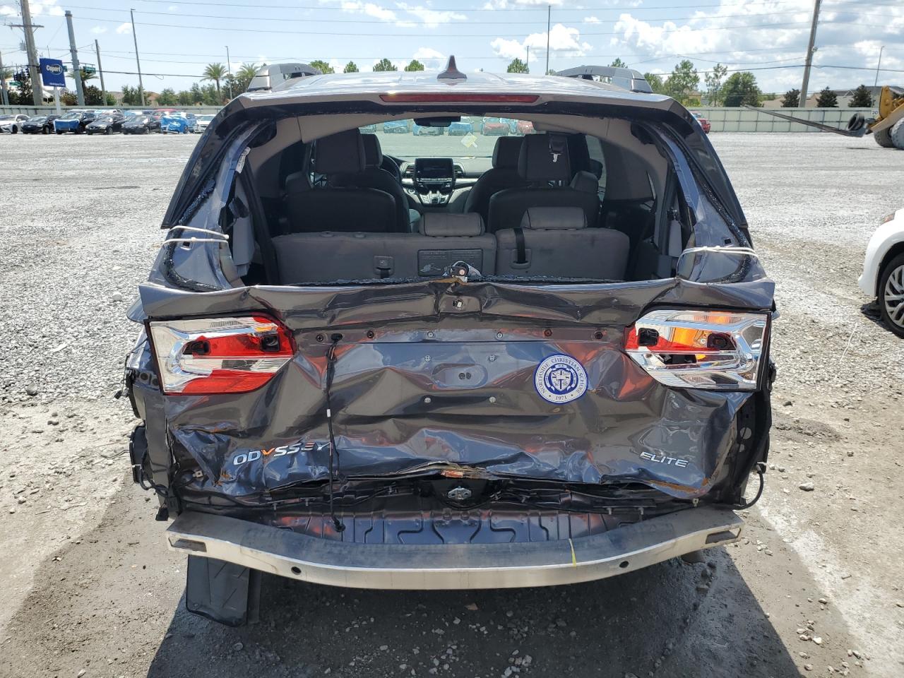 2022 Honda Odyssey Elite VIN: 5FNRL6H97NB015463 Lot: 61739595