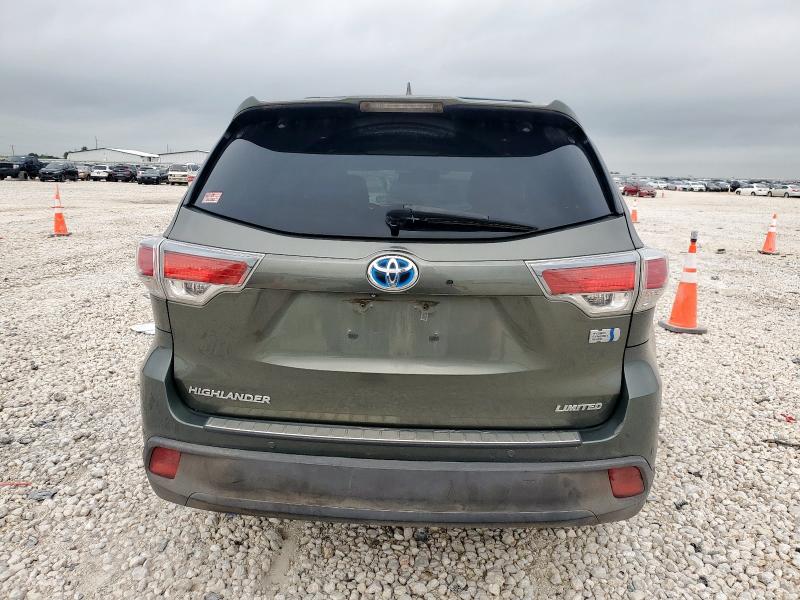  TOYOTA HIGHLANDER 2015 Zielony