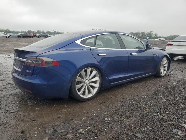 Hatchbacks TESLA MODEL S 2016 Granatowy