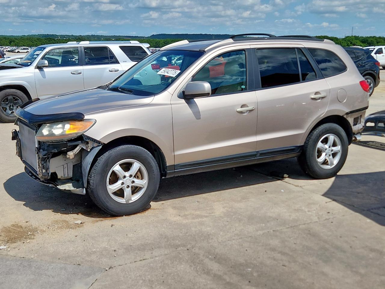 2007 Hyundai Santa Fe Gls zu verkaufen in Grand Prairie, TX - Front End