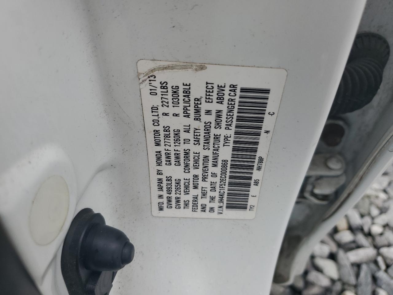 2014 Acura Rlx Tech VIN: JH4KC1F52EC000868 Lot: 58481745