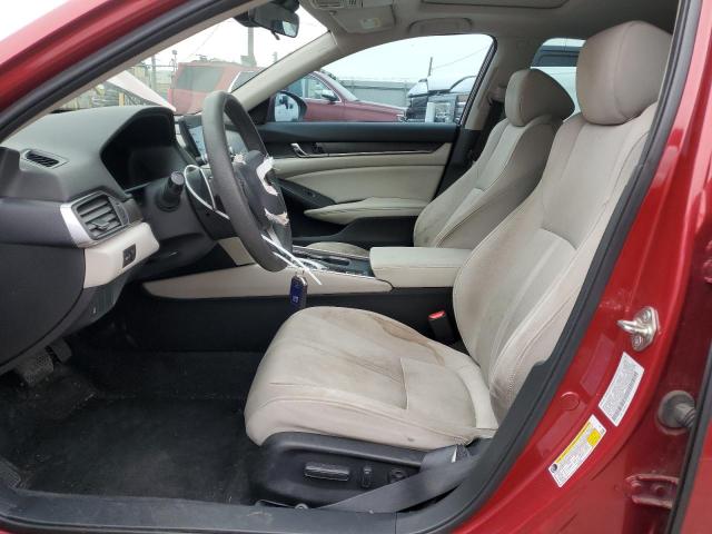  HONDA ACCORD 2018 Czerwony