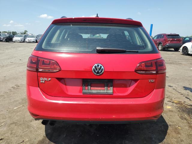 Crossovers VOLKSWAGEN GOLF 2017 Czerwony