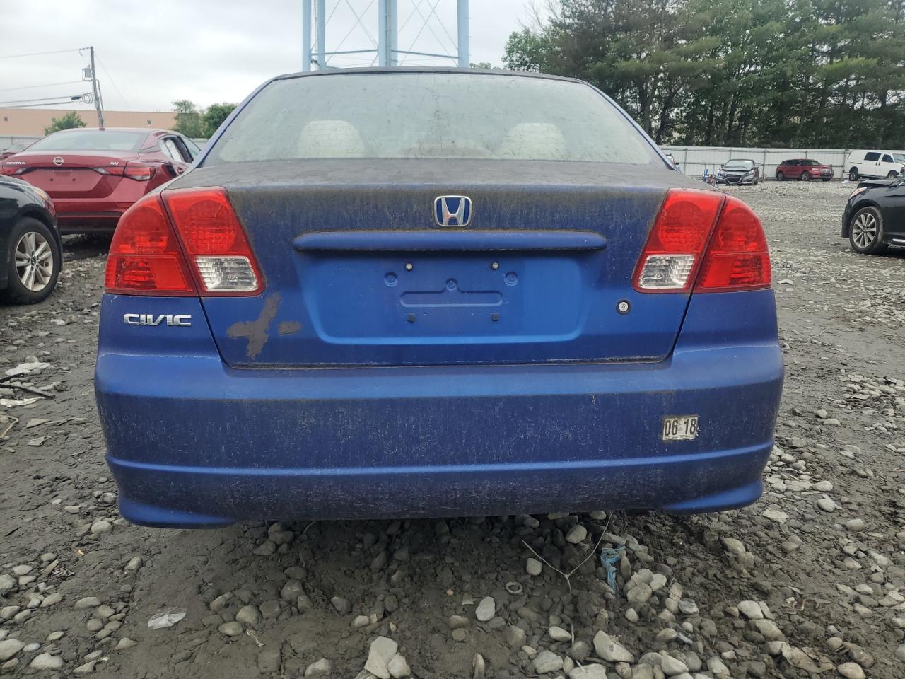 2004 Honda Civic Dx Vp VIN: 1HGES16334L015458 Lot: 60672115