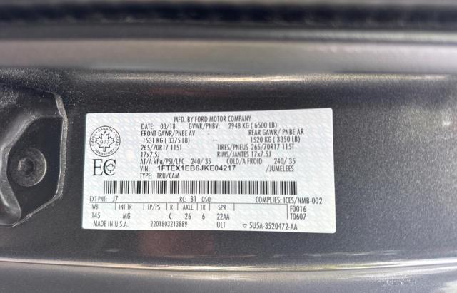 2018 FORD F150 SUPER CAB  
