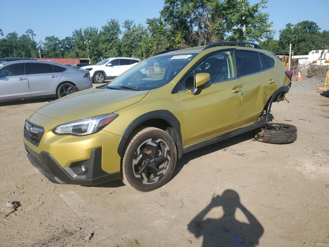 2021 Subaru Crosstrek Limited green null gas JF2GTHMC4MH280832 photo #1