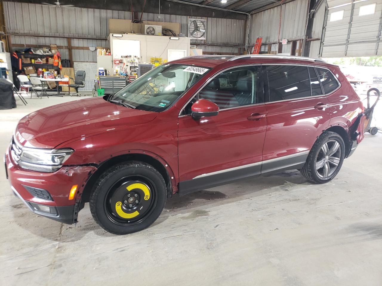 2019 Volkswagen Tiguan Sel Premium red null gas 3VV4B7AX2KM050660 photo #1