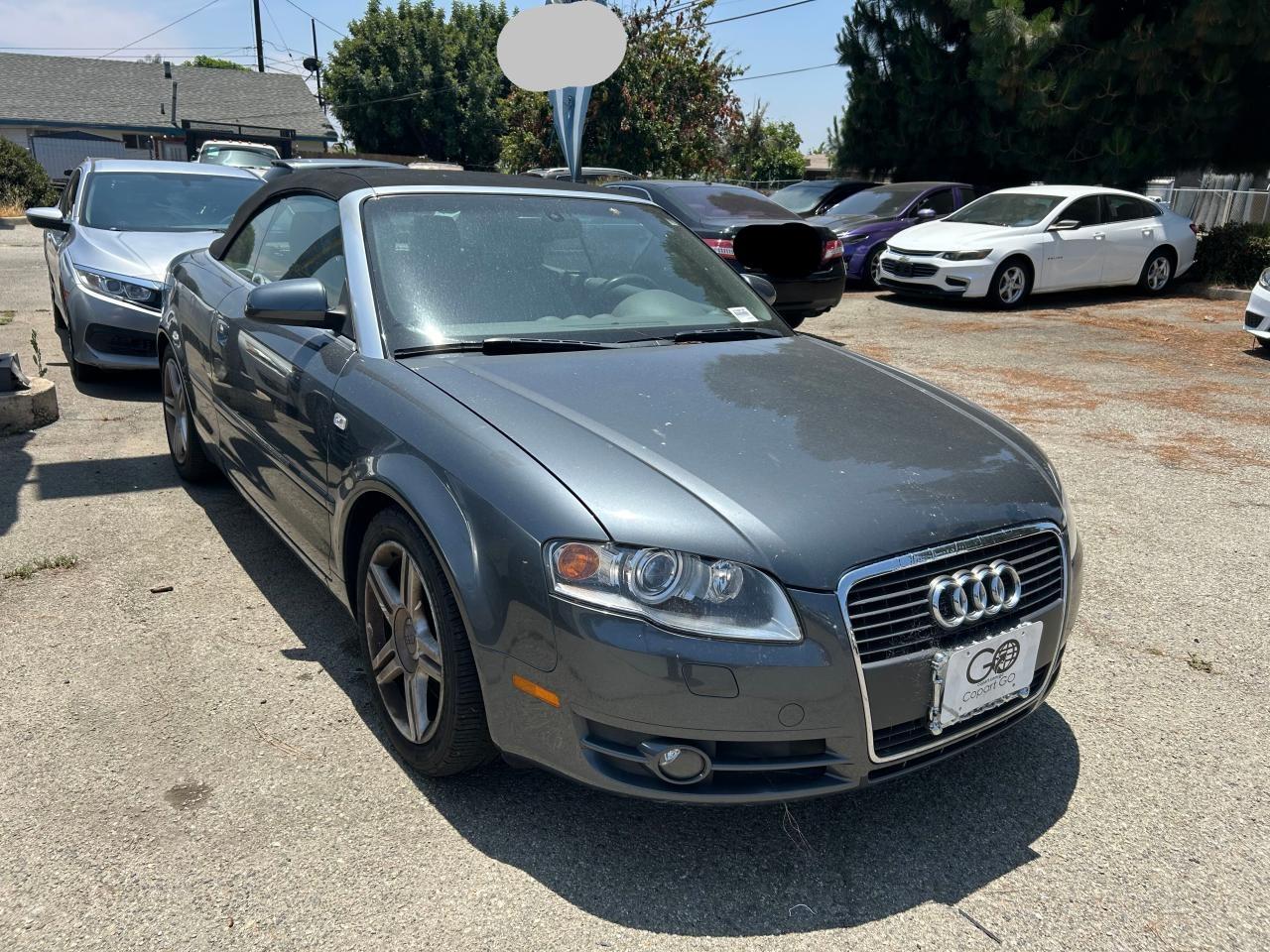 2008 Audi A4 2.0T Cabriolet იყიდება Rancho Cucamonga-ში, CA - Minor Dent/Scratches