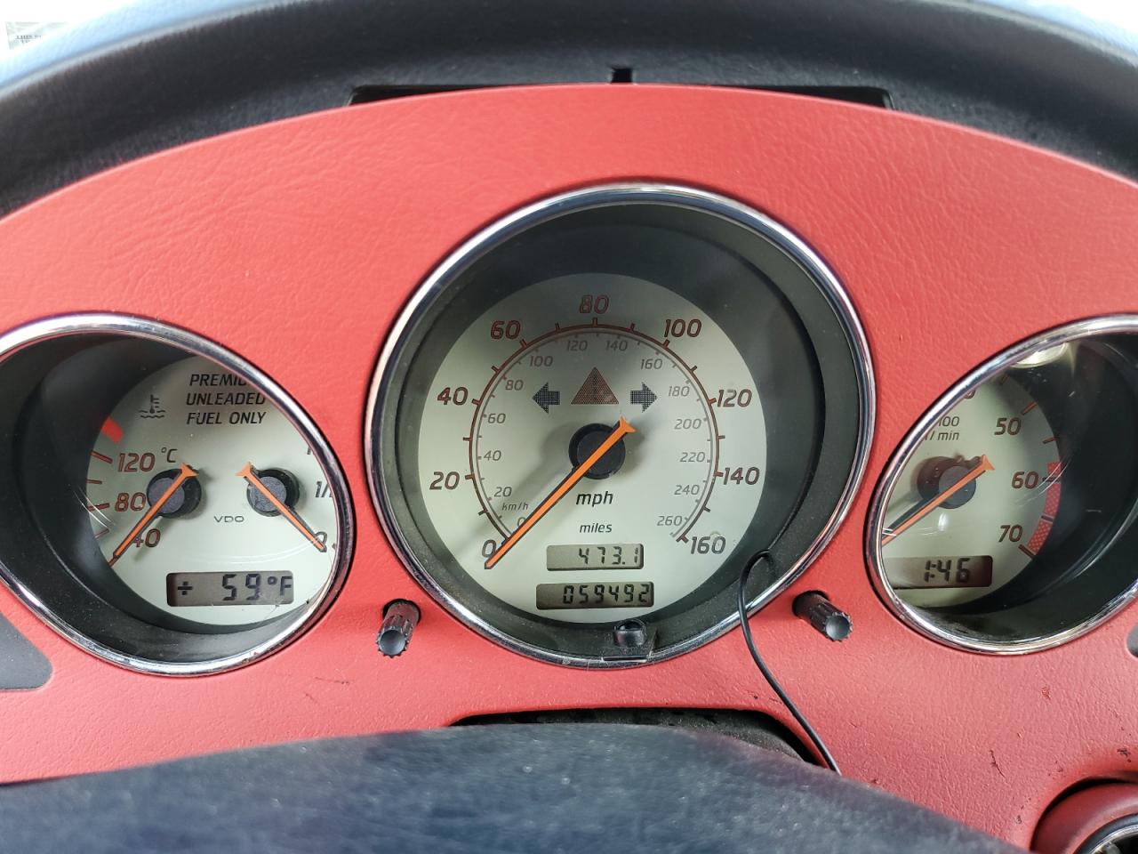 1998 Mercedes-Benz Slk 230 Kompressor VIN: WDBKK47F0WF019432 Lot: 60892305