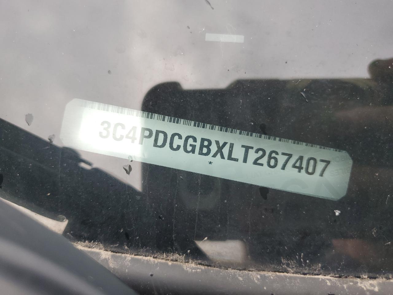 2020 Dodge Journey Crossroad VIN: 3C4PDCGBXLT267407 Lot: 62695885