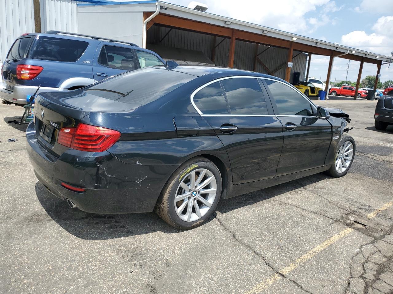 2015 BMW 535 Xi black sedan gas WBA5B3C53FD547089 photo #4